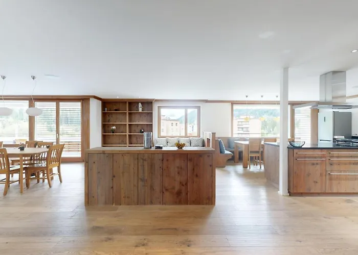 Apartment Luxurioeses Penthouse In Modern Hochwertig Davos